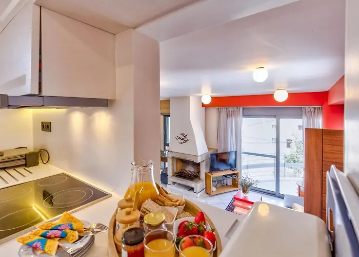 Modern Flat With Panoramic Sea View Apartament Monemvasía